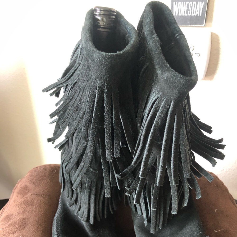 Mocasines with frills